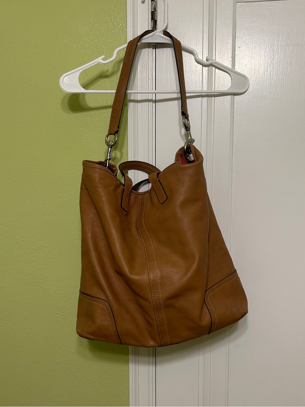 Y2K Coach Tan Hobo Bag